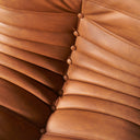 Module de chaise d'angle en tissu marron TOGO