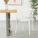 MASTER Modern Designer Chair - White | Stylish Dining or Accent Seat
