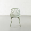 DANIELLA Plastic Dining Chair - Stylish & Durable Green Dining Chair