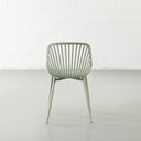 DANIELLA Plastic Dining Chair - Stylish & Durable Green Dining Chair