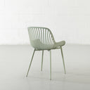 DANIELLA Plastic Dining Chair - Stylish & Durable Green Dining Chair