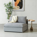 Module de chaise en tissu COSMIC - Gris | Canapé modulable | Design moderne