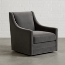 MISTR Swivel Armchair (Steel Grey)