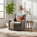 MISTR Swivel Armchair (Steel Grey)