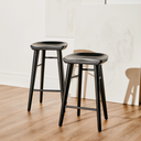 Kami Bar Stool (Onyx Wood & Onyx Legs)
