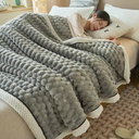 ‍Throw Blanket – Grey – 60 X 79 in (100% off)