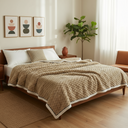 Couverture – Beige – 60 x 79 po