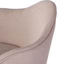 Nora Dining Chair (Mauve with Black Frame)