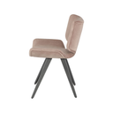 Chaise de salle à manger Astra (Blush avec pieds en titane)