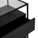 Mantra - Commode en placage de chêne, noir