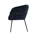 Estella Dining Chair (Twilight with Black Frame)