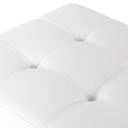 Chi Bar Stool (White with Gold Frame)