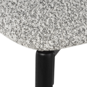 Vicuna Dining Chair (Boucle Grey with Black Legs)
