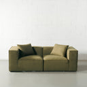 Module d'angle vert MASON – Solution d'assise élégante et durable