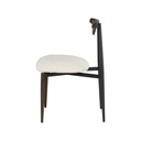 Vicuna Dining Chair (Boucle Beige with Smoked Legs)