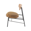 Kink Occasional Leather Dining Chair