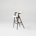 Anita Bar Stool (Shell Fabric & Seared Frame)