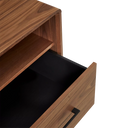 Linq - Walnut Wood Nightstand by BDI