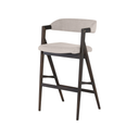 Anita Bar Stool (Beige with Seared Frame)