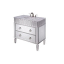 Espana - Meuble-lavabo simple avec plateau en marbre 36''