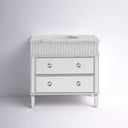 Espana - Meuble-lavabo simple avec plateau en marbre 36''