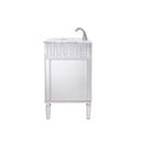 Espana - Meuble-lavabo simple avec plateau en marbre 36''