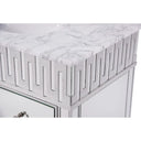 Espana - Meuble-lavabo simple avec plateau en marbre 36''