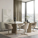 Tia - Modern Grey Lacquer Dining Table