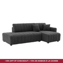 Jessica - Sofa sectionnel avec chaise longue orientée à droite