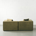 Module d'angle vert MASON – Solution d'assise élégante et durable