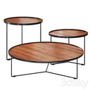 CATTELAN Billy Coffee Table (Walnut)