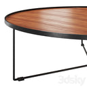 CATTELAN Billy Coffee Table (Walnut)
