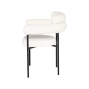 Portia Dining Chair (Oyster Velour)