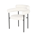 Portia Dining Chair (Oyster Velour)