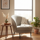 YAYIH Armchair (Gray/Boucle)