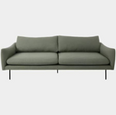 Canapé 3 places en tissu MAPLETON - Vert | Confort moderne et design élégant