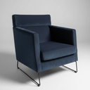 DEGANO Armchair (Eros Night Blue)