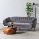 AUDREY Grey Fabric Sofa