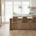 Summun - Tabouret de comptoir - Taupe