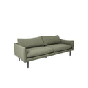 MAPLETON 3-Seater Fabric Sofa - Green | Modern Comfort & Stylish Design