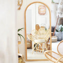 Arch - Miroir en rotin