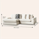 BRYCE - Cream Interchangeable Sectional Sofa Liquidation Deluxe