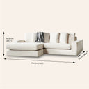 BRYCE - Cream Interchangeable Sectional Sofa