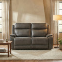 Brindle Power Reclining Loveseat - Charcoal