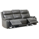 Brindle Power Reclining Sofa - Charcoal