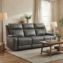 Brindle Power Reclining Sofa - Charcoal