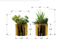 Artificial Plant - Gold Pot