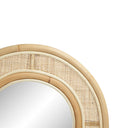 Lombok Arch Mirror webbing Rattan