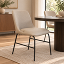 Kayla Chaise de salle à manger  – Gris pâle