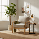 KARETTA Armchair (Smoked Oak)